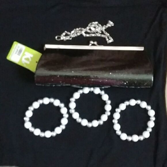 BRAND NEW SMALL EVENINGS CLUTCH PURSE - Picture 8 of 10